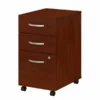 Bush Business Furniture Studio C 3 Drawer Mobile File Cabinet In Hansen Cherry