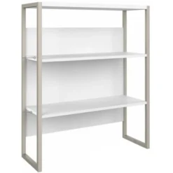 Bush Business Furniture Hybrid 2 Drawer Lateral File Cabinet With Shelves In White -office furniture sale c2949a7bf2af77506bf2437da28cecc180