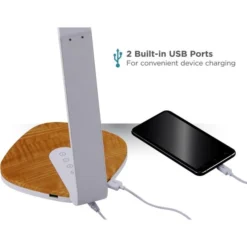 Black & Decker BLACK+DECKER LED Desk Lamp, White/Wood -office furniture sale c2f6d3ec92376d24d48973a4a96e8b09d0