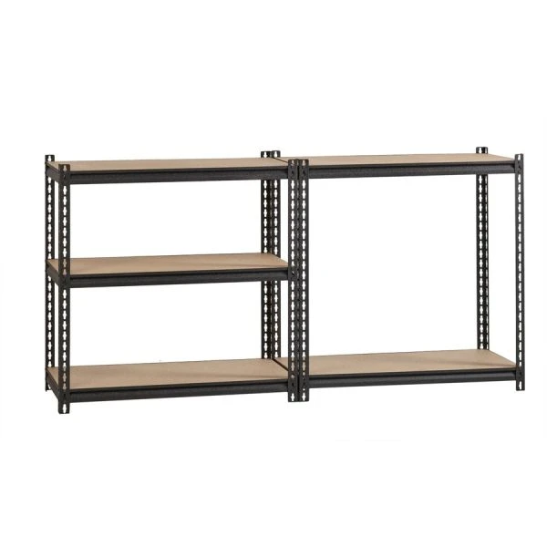 Lorell 2,300 Lb Capacity Riveted Steel Shelving 3 Lorell 2,300 Lb Capacity Riveted Steel Shelving - Image 3