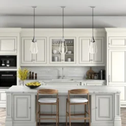 Ambrose 8.63" Wide Pendant With Glass Shade In Polished Nickel/Clear -office furniture sale c3bbc1475158c7b6306df0f8885603899d