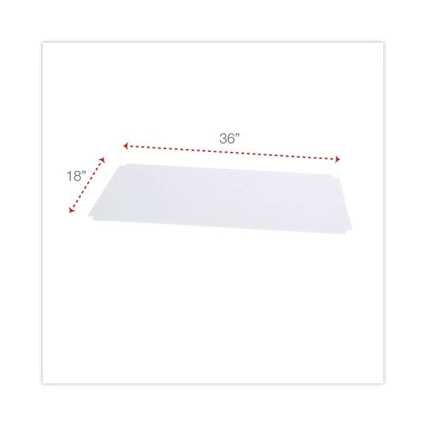 Alera Shelf Liners For Wire Shelving, Clear Plastic, 36w X 18d, 4/Pack 5 Alera Shelf Liners For Wire Shelving, Clear Plastic, 36w X 18d, 4/Pack - Image 5