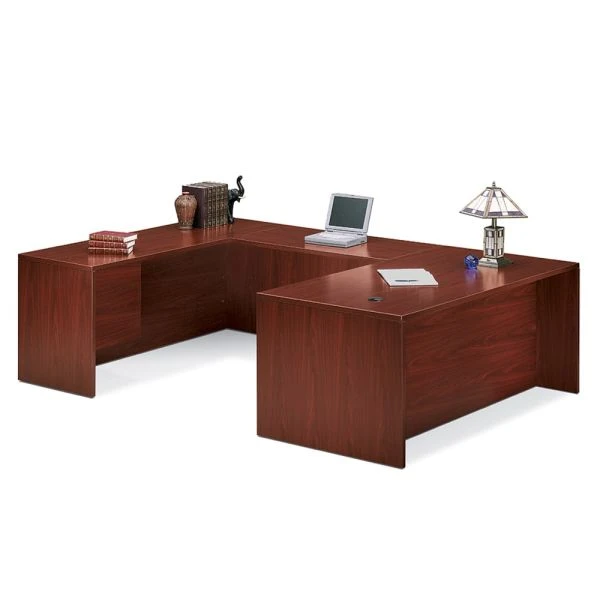 HON 10500 Series 3/4-Height Left Pedestal Credenza, 72w X 24d X 29.5h, Mahogany 4 HON 10500 Series 3/4-Height Left Pedestal Credenza, 72w X 24d X 29.5h, Mahogany - Image 4