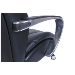 La-Z-Boy Commercial 2000 High-Back Executive Chair, Dynamic Lumbar Support, Supports 300lb, 20" To 23" Seat Height, Black, Silver Base -office furniture sale c4b77bb36a7401bfba8f7917cc75cffdea
