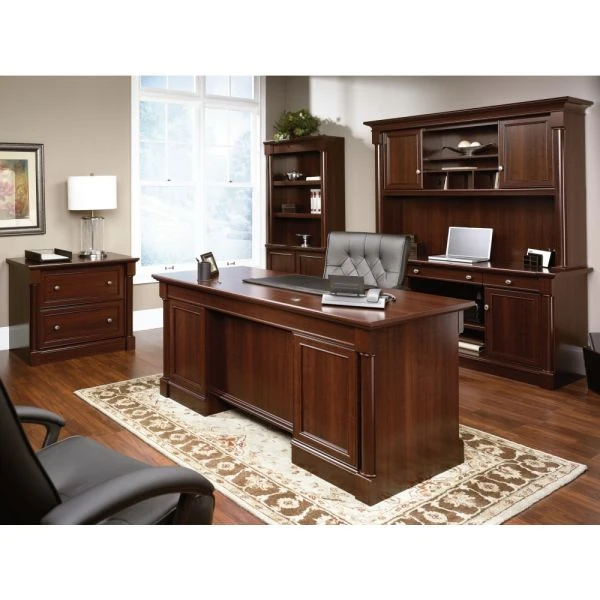 Sauder Palladia Collection 62"W Computer Credenza With Slide-Out Desktop, Select Cherry 4 Sauder Palladia Collection 62"W Computer Credenza With Slide-Out Desktop, Select Cherry - Image 4