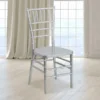 Flash Furniture Silver Chiavari Chair