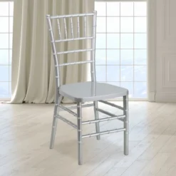 Flash Furniture Silver Chiavari Chair