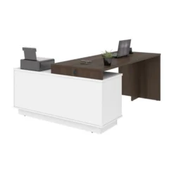 Bestar Equinox L-Shaped Desk - Antigua & White 10 Bestar Equinox L-Shaped Desk - Antigua & White -office furniture sale c640945eb94332139dee913074a11818e4