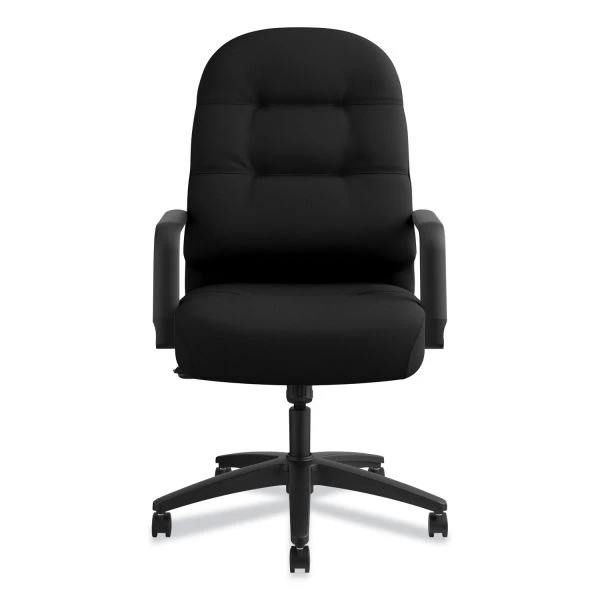 HON Pillow-Soft 2090 Series Executive High-Back Swivel/Tilt Chair, Supports Up To 300 Lb, 17" To 21" Seat Height, Black 2 HON Pillow-Soft 2090 Series Executive High-Back Swivel/Tilt Chair, Supports Up To 300 Lb, 17" To 21" Seat Height, Black - Image 2