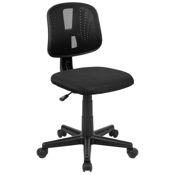 Flash Fundamentals Mid-Back Black Mesh Swivel Task Office Chair With Pivot Back 2 Flash Fundamentals Mid-Back Black Mesh Swivel Task Office Chair With Pivot Back - Image 2