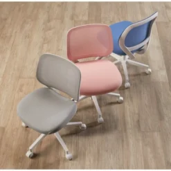 Adley Mesh/Fabric Low-Back Task Chair, Gray/White, BIFMA Certified -office furniture sale c6a9962239cab706eb927dd93a851a539c