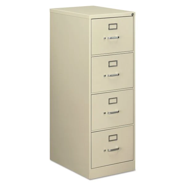 Alera Economy Vertical File, 4 Legal-Size File Drawers, Putty, 18" X 25" X 52" 1 Alera Economy Vertical File, 4 Legal-Size File Drawers, Putty, 18" X 25" X 52"