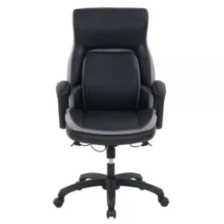 Shaquille O'Neal Amphion Ergonomic Bonded Leather High-Back Executive Chair, Black -office furniture sale c6c361f914cff87af186e964831bcb2b21