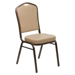 Flash Furniture HERCULES Series Crown Back Stacking Banquet Chair With Tan Vinyl And 2.5'' Thick Seat - Copper Vein Frame 10 Flash Furniture HERCULES Series Crown Back Stacking Banquet Chair With Tan Vinyl And 2.5'' Thick Seat - Copper Vein Frame -office furniture sale c7147c0de4f917db8df72f2ae67ba3a73f
