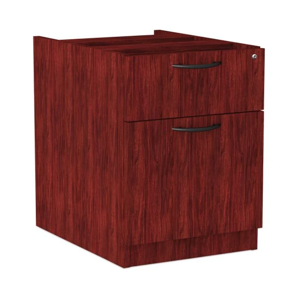 Alera Valencia Series Hanging Pedestal File, Left/Right, 2-Drawers: Box/File, Legal/Letter, Mahogany, 15.63" X 20.5" X 19.25" 3 Alera Valencia Series Hanging Pedestal File, Left/Right, 2-Drawers: Box/File, Legal/Letter, Mahogany, 15.63" X 20.5" X 19.25" - Image 3