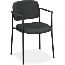 HON VL616 Stacking Guest Chair With Arms, Fabric Upholstery, 23.25" X 21" X 32.75", Charcoal Seat, Charcoal Back, Black Base -office furniture sale c81d97aa65fbdb5e246b65a0c86477073a