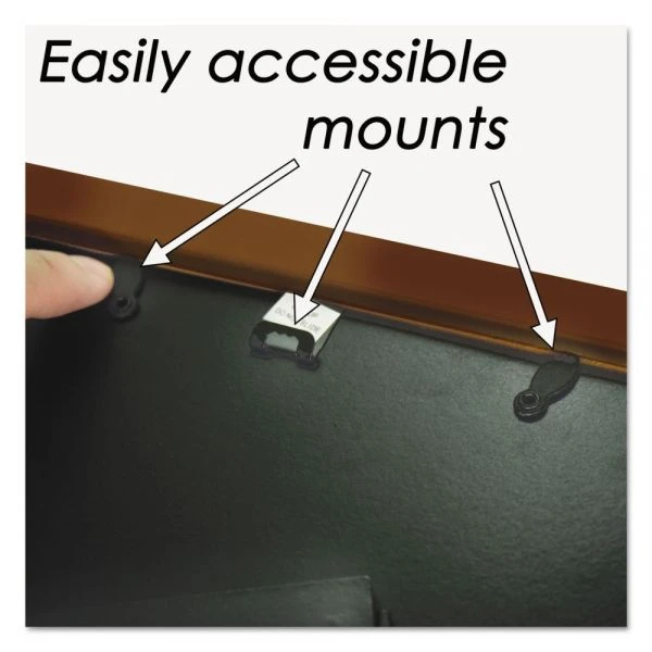 NuDell Solid Oak Hardwood Frame, 8.5 X 11, Walnut Finish 3 NuDell Solid Oak Hardwood Frame, 8.5 X 11, Walnut Finish - Image 3