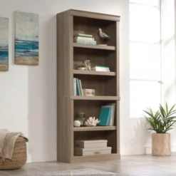 72"H 5-Shelf Bookcase, Spring Oak -office furniture sale c858664355e34ae6dd91ef63bb67015de3