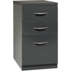 Lorell Premium 3-Drawer Mobile File Cabinet