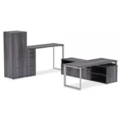 Lorell Relevance Series Charcoal Laminate Office Furniture -office furniture sale c8eb19016e8c8fd3b9168eb32425edc8a0