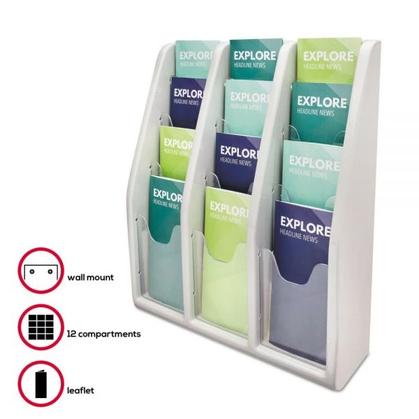 Deflecto Countertop/Wall Mount Literature Display Rack 10 Deflecto Countertop/Wall Mount Literature Display Rack - Image 10