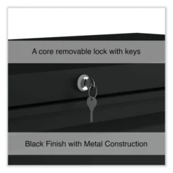 Alera Lateral File, 3 Legal/Letter/A4/A5-Size File Drawers, Black, 42" X 18.63" X 40.25" -office furniture sale c96fc2147c94e202a2e50ecc918222d2a0