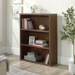 Sauder Optimum Bookcase, 45"H, 3 Shelves, Spiced Mahogany 12 Sauder Optimum Bookcase, 45"H, 3 Shelves, Spiced Mahogany -office furniture sale ca4bc11d30277818d0752a1afbe51d818a