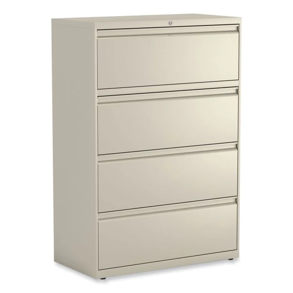 Alera Lateral File, 4 Legal/Letter-Size File Drawers, Putty, 36" X 18.63" X 52.5" 1 Alera Lateral File, 4 Legal/Letter-Size File Drawers, Putty, 36" X 18.63" X 52.5"