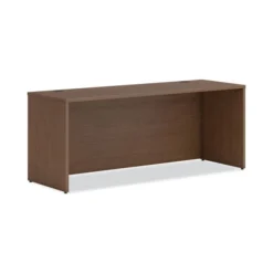 HON Mod Credenza Shell, 72w X 24d X 29h, Sepia Walnut
