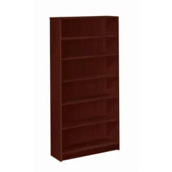 HON 1870 Series Bookcase, Six-Shelf, 36w X 11.5d X 72.63h, Mahogany