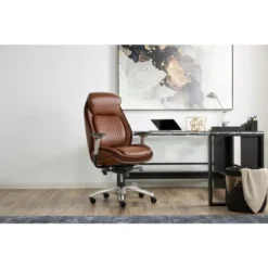 Shaquille O'Neal Zethus Ergonomic Bonded Leather High-Back Executive Chair, Brown 35 Shaquille O'Neal Zethus Ergonomic Bonded Leather High-Back Executive Chair, Brown -office furniture sale cb461abbd296d94a2f389c8ebabd8ce45a
