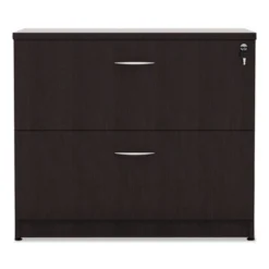 Alera Valencia Series Lateral File, 2 Legal/Letter-Size File Drawers, Espresso, 34" X 22.75" X 29.5"