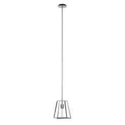 Rhom 8" Wide Open-Framed Pendant In Polished Nickel/No Shade -office furniture sale cc625b45e9af8512657e2d467b37852b66
