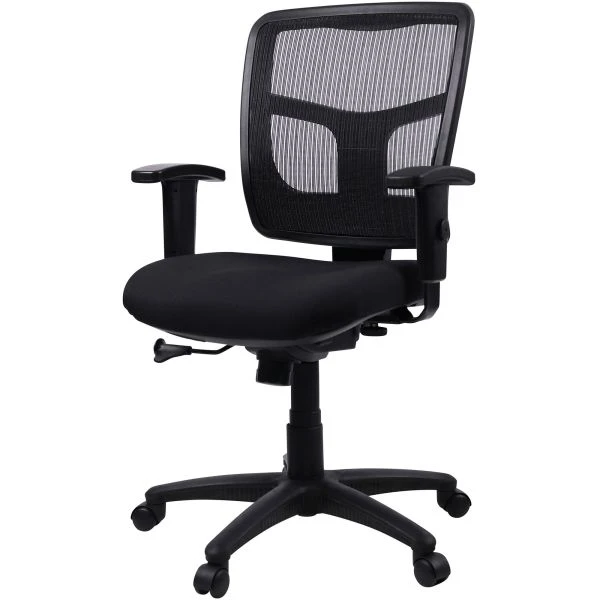 Lorell Managerial Mesh Mid-Back Office Chair 6 Lorell Managerial Mesh Mid-Back Office Chair - Image 6