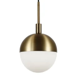 Orb 10" Wide Large Pendant With Glass Shade In Brass/White Milk 10 Orb 10" Wide Large Pendant With Glass Shade In Brass/White Milk -office furniture sale ce593710ec81b44ada8f749ab944cb27ff