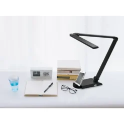 Extendable LED Task Lamp, Adjustable, 25"H, Black -office furniture sale ceaad3372d52884553ad5079cdaed36bc9