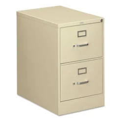 HON 310 Series 2-Drawer Vertical Metal File Cabinet, Legal, 29" Height, Full-Suspension, Putty