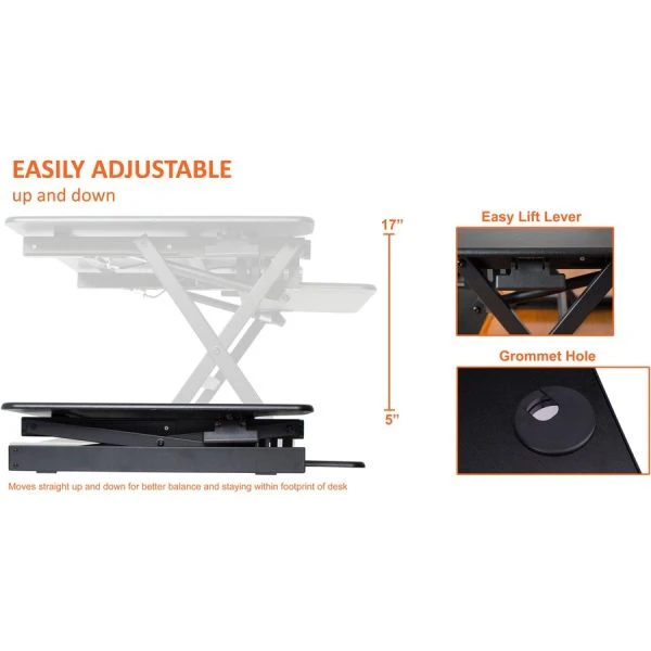 Lorell Adjustable Desk Riser Plus 4 Lorell Adjustable Desk Riser Plus - Image 4
