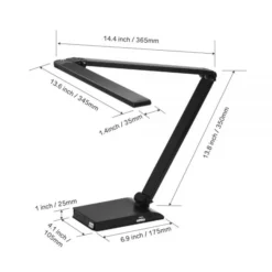 Extendable LED Task Lamp, Adjustable, 25"H, Black -office furniture sale cfb8d4949c8f9ecf95a4aa8e1ad5b18e03