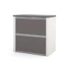 Bestar Connexion 30" Lateral File (ready-to-assemble) In Slate & Sandstone