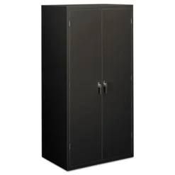 HON Assembled Storage Cabinet, 36w X 24.25d X 71.75, Charcoal