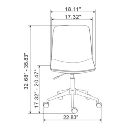 Praxley Faux Leather Low-Back Task Chair, Brown, BIFMA Certified -office furniture sale d0cfc4f576e81e363bd202d7a7f0910429