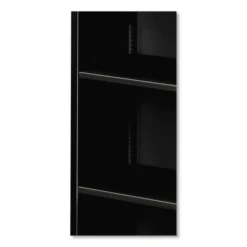 HON Metal Bookcase, Three-Shelf, 34.5w X 12.63d X 41h, Black -office furniture sale d11cead67c2e94b9353d96c63bd68fc920