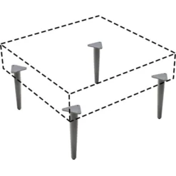 Lorell Contemporary Collection Single Metal Base -office furniture sale d17d6dc59d9abe439cfed07c3d5a0c8676