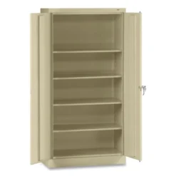 Tennsco 72" High Standard Cabinet (Assembled), 30w X 15d X 72h, Putty
