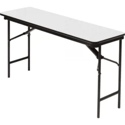 Iceberg OfficeWorks Commercial Wood-Laminate Folding Table, Rectangular Top, 60w X 18w X 29h, Gray/Charcoal 7 Iceberg OfficeWorks Commercial Wood-Laminate Folding Table, Rectangular Top, 60w X 18w X 29h, Gray/Charcoal -office furniture sale d437173d5c2ed3e6c3d2ff476bf6a65306