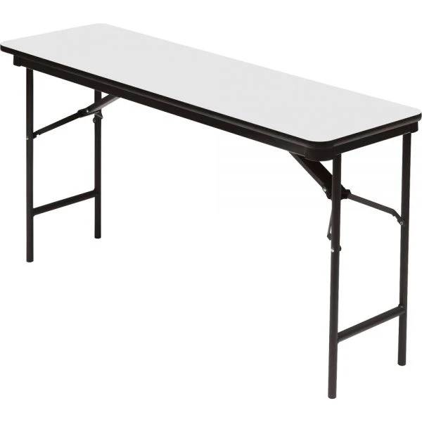 Iceberg OfficeWorks Commercial Wood-Laminate Folding Table, Rectangular Top, 60w X 18w X 29h, Gray/Charcoal 4 Iceberg OfficeWorks Commercial Wood-Laminate Folding Table, Rectangular Top, 60w X 18w X 29h, Gray/Charcoal - Image 4