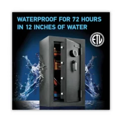 Sentry Safe EF4738E Fire/Water Digital Safe, 4.71 Ft3, 217 Lbs, 21 7/10w X 19d X 37 7/10h, Black -office furniture sale d4aba30de6b4d95a5882bb305a1299697d