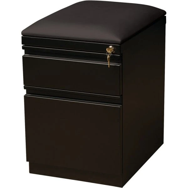 Lorell 2-Drawer Mobile File Cabinet With Seating 3 Lorell 2-Drawer Mobile File Cabinet With Seating - Image 3