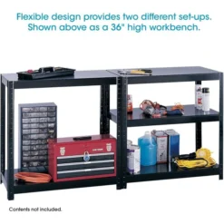 Safco Boltless Steel Shelving, Five-Shelf, 48w X 18d X 72h, Black 11 Safco Boltless Steel Shelving, Five-Shelf, 48w X 18d X 72h, Black -office furniture sale d4c4cbfbef65d5e60447dd1ade53907544